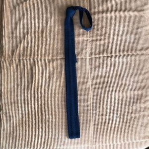 J. Crew silk knit tie in navy.